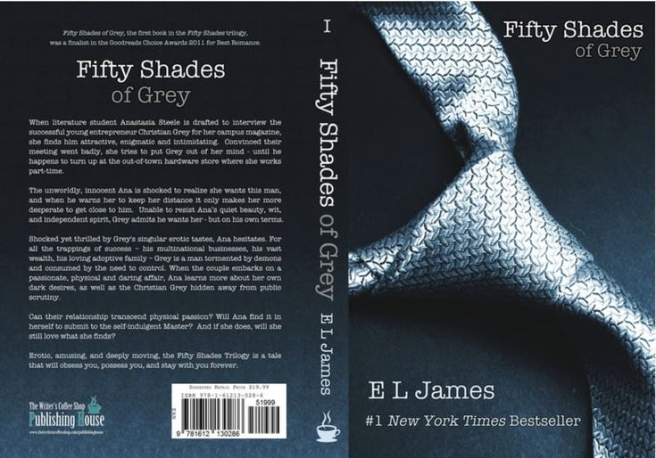 the cover for fifty shades of grey by e l james