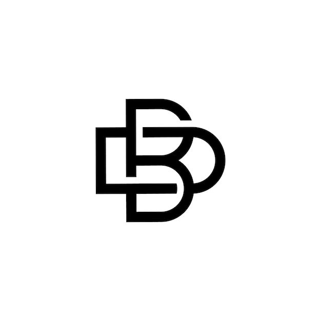 the letter b is made up of two letters, and it looks like they are connected together