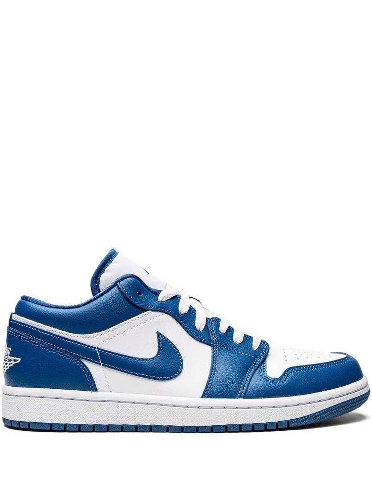 Jordan 1 Low Marina Blue, Air Jordan 1 Blue, Jordan 1 Blue, Jordan Wings, Jordan Low, Blue Jordans, White Jordans, Jordan Air, Marina Blue