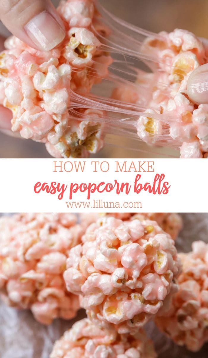 how to make easy popcorn balls that are so good and they're ready in minutes