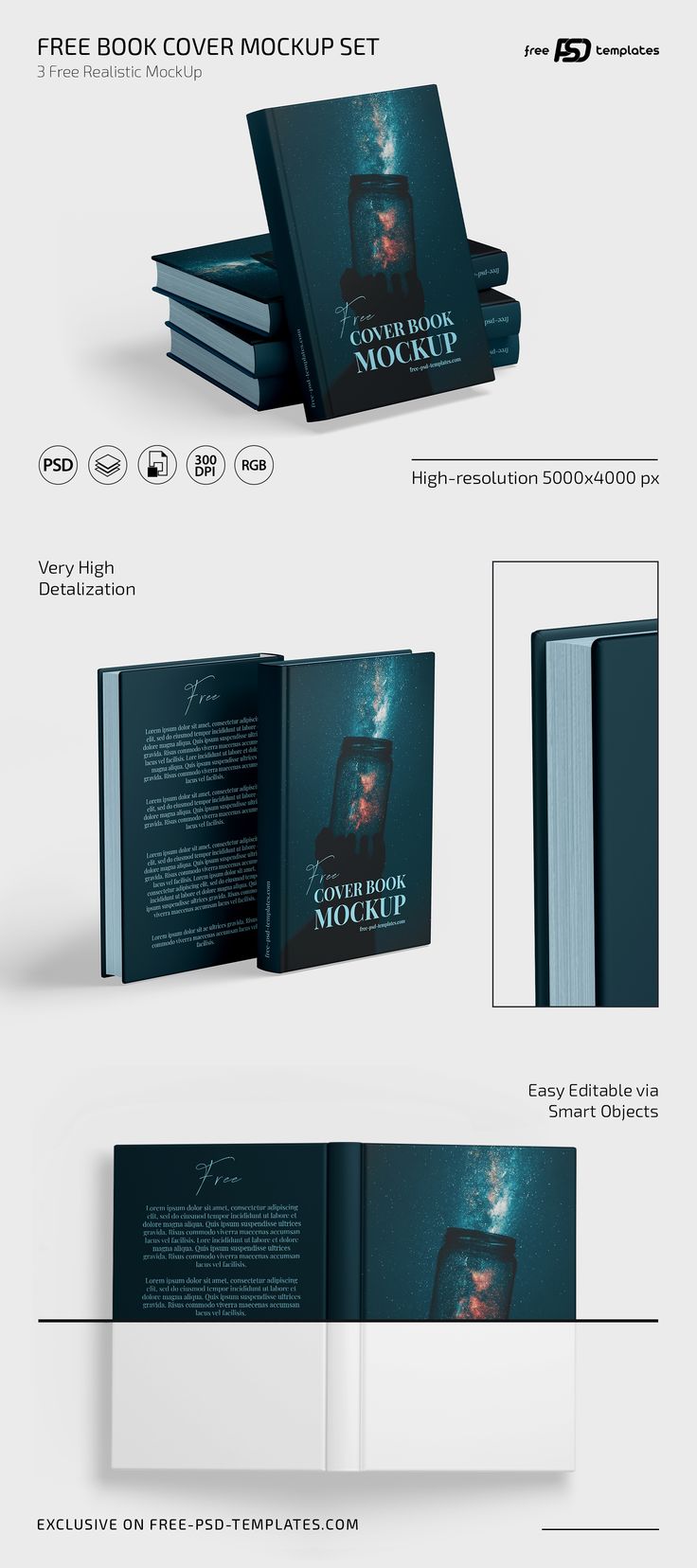 an open book mock up with the cover pulled out