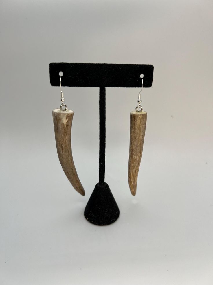 Real Beautiful Stag/Antler Fashion Earrings! Antler Earrings, Stag Antlers, Bone Horn, Antlers, Fashion Earrings, Favorite Jewelry, Jewelry Earrings Dangle, Etsy Earrings, Dangle Drop Earrings