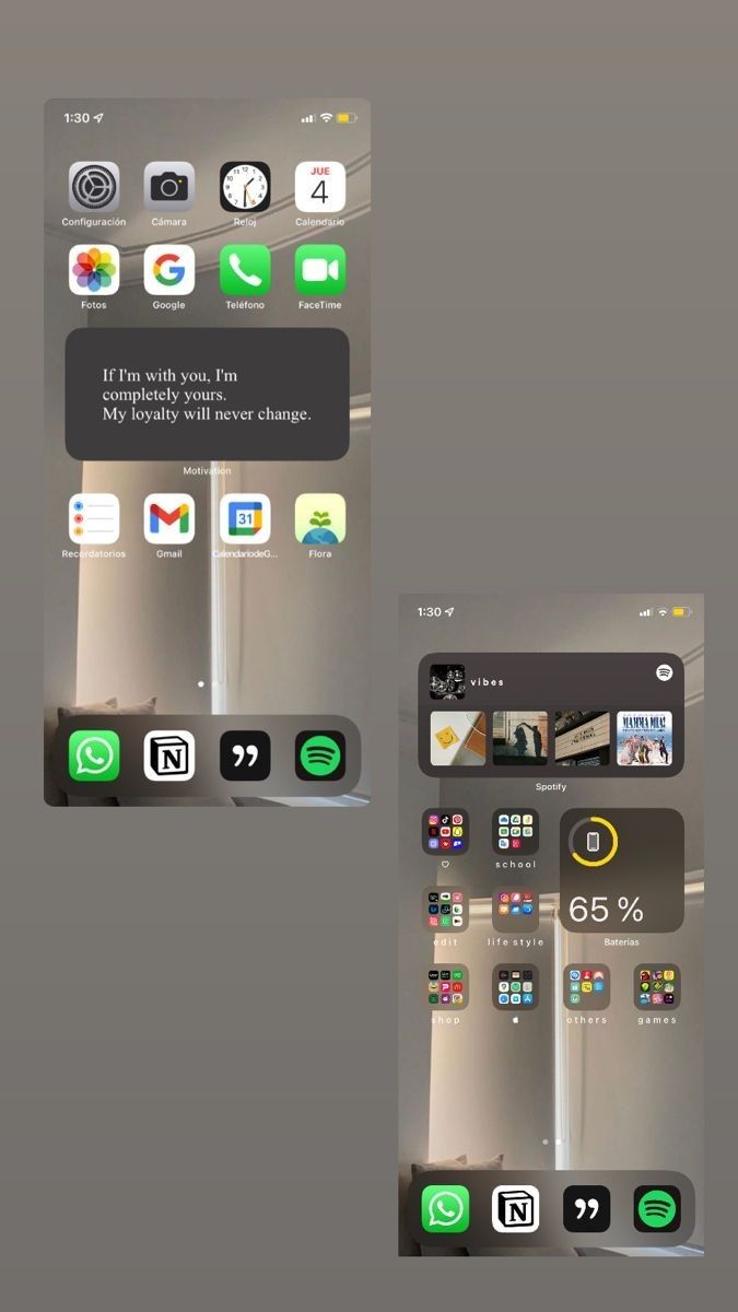 an iphone screen with various icons and texting on the phone's screenshots