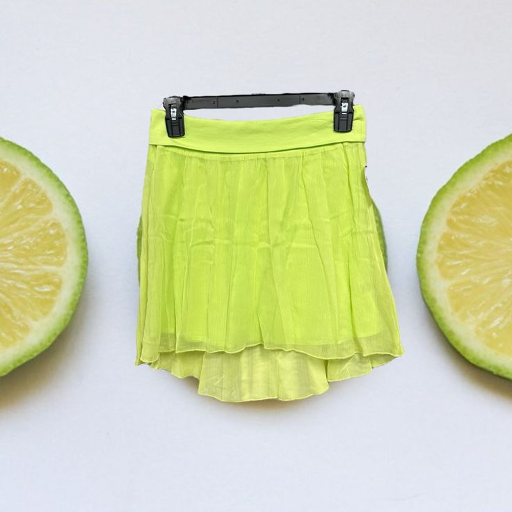 Aeropostale Tinkerbell Mini Skirt Brand New With Tag $42.50 Beautiful Lime Green Color Ladies Size Small 15” Long In Front 18” Long In Back 2” Wide Elastic Waistband Polyester Tulle Chiffon Layers Stretch Green Spring Skirt, Green Stretch Skirt For Spring, Spring Stretch Skort, Casual Stretch Mini Hem Tennis Skirt, Casual Stretch Tennis Skirt With Mini Hem, Summer Stretch Tiered Skort, Stretch Tiered Tennis Skirt For Spring, Spring Stretch Tiered Tennis Skirt, Summer Fitted Tennis Skirt