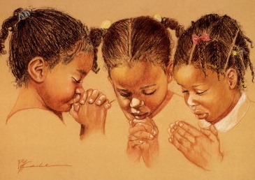 Now I lay me down to sleep! I pray the Lord my soul to keep! If I should die before I wake, I pray the Lord my soul to take! Amen! Art Black Love, Portraits Pastel, Art Amour, Religious Wall Art, Hands Together, Holly Hobbie, Black Artwork, Black Love Art, Black Art Pictures