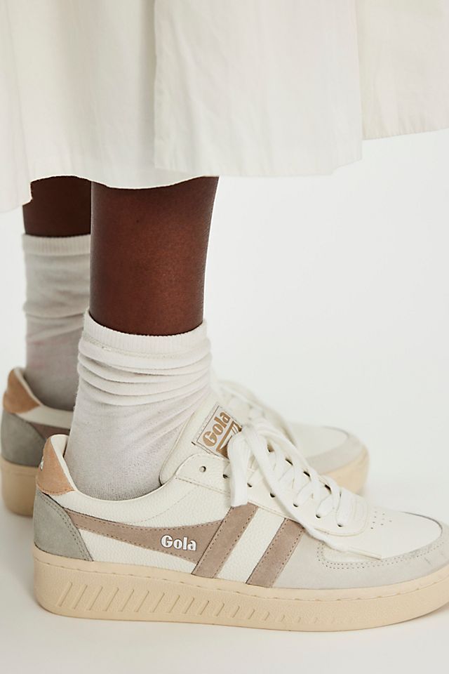 Gola Grandslam Trident Sneakers Concert Outfit Fall, Glamourous Heels, Patina Green, Rockstar Aesthetic, Rugged Boots, White Lavender, Pearl Pink, Free People Clothing, Free People Shoes