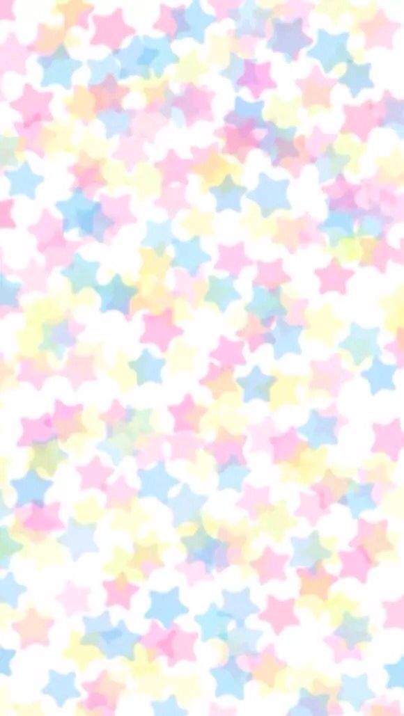 colorful stars are scattered on the white background