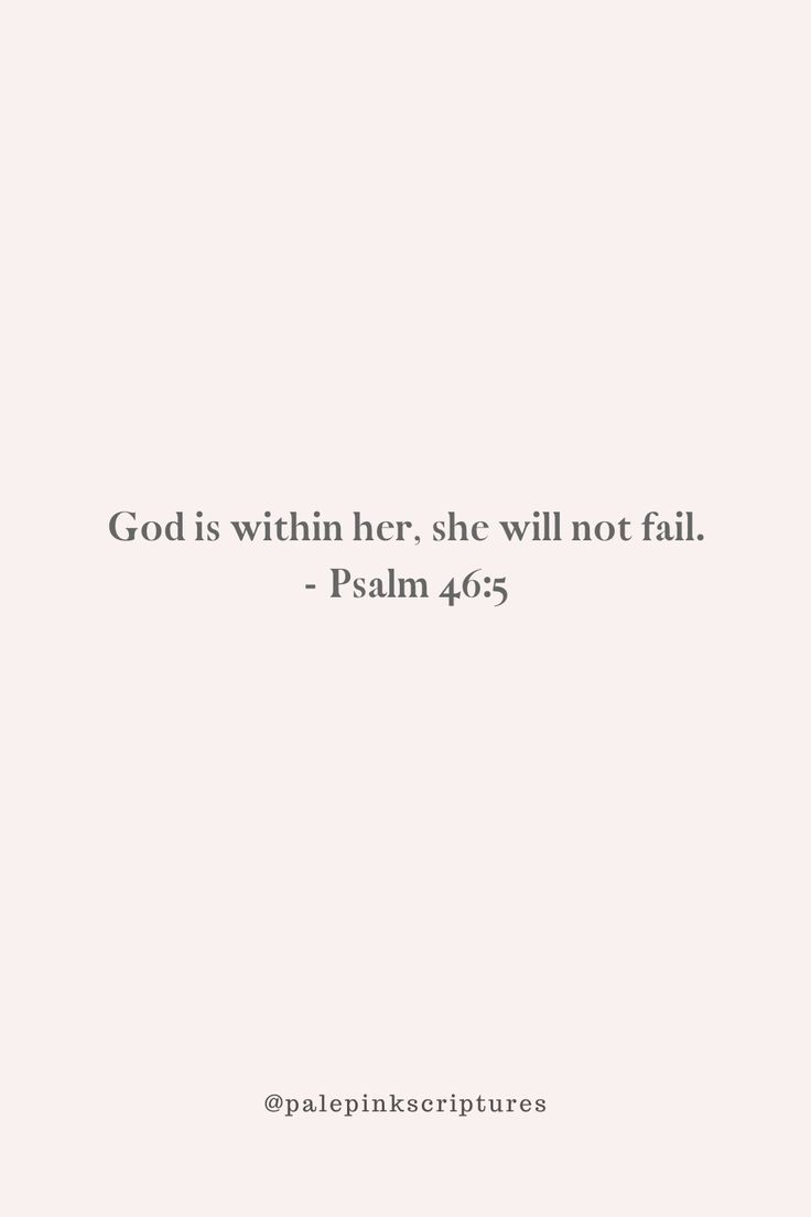 the words god is within her she will not fall