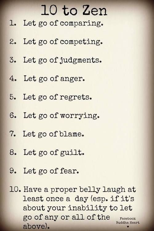 10 to Zen. 9 Things to let go of and one to add for a #peaceful life. Yoga Exercises, Morning Yoga, Open Book, Simple Living, Yoga Inspiration, Good Advice, Way Of Life, The Words, Inner Peace