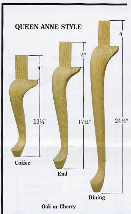 an image of wooden furniture measurements for the door handle and drawer knobs in queen anne style