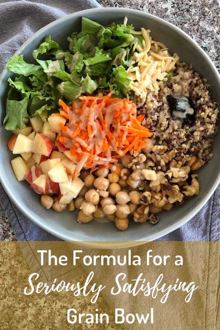 the formula for a seriously stuffing grain bowl