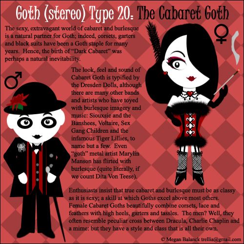 Cabaret Goth, Dresden Dolls, Types Of Goth, Dark Mori, Goth Subculture, Victorian Goth, Goth Girl, Gothic Clothing