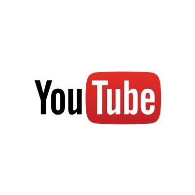 the youtube logo is shown in black and white