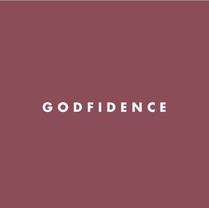 the word goddience on a maroon background