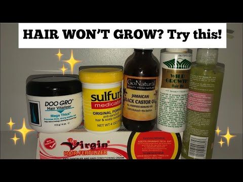 doo gro, sulfur 8, castor oil, wild growth oil, and virgin hair fertilizer will grow your hair fast! - YouTube How To Grow Virgin Hair Faster, Wild Growth Hair Oil How To Use, Do Grow Hair Oil, Hair Growth Grease Diy, Hair Grease For Growth, Doo Grow Oil Hair Growth, Virgin Hair Fertilizer Before And After, Hair Products To Grow Hair Faster, Wild Growth Hair Oil Before And After