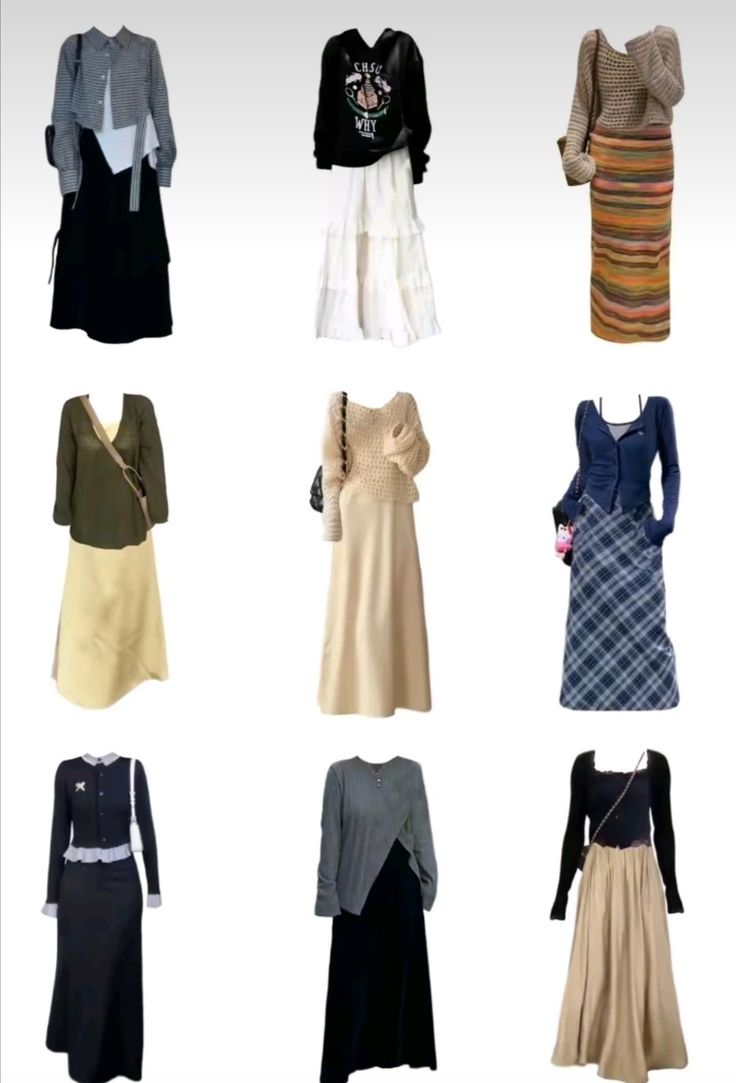 2000s Fashion Outfits Modest, Skirt Outfits 2000s, 90s Modest Outfits, Romantic Style Fashion Inspiration, Modest 90s Fashion, Y2k Modest Outfits, Modest Acubi Fashion, Cute Modest Outfits For School, Modest Acubi