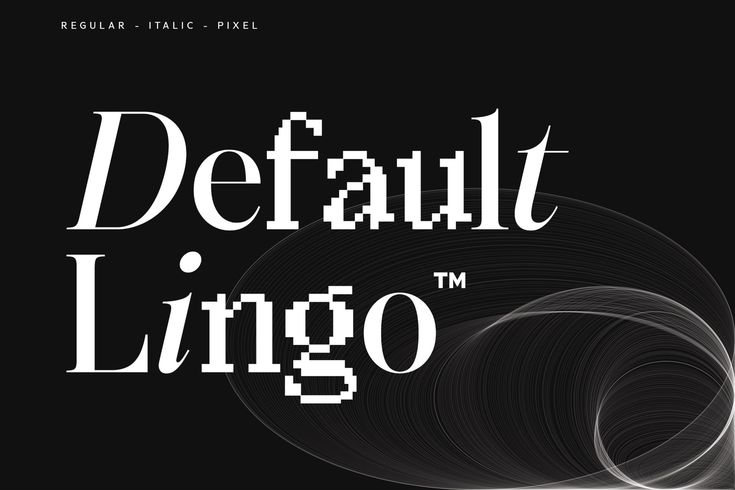 a black and white poster with the words defaut lingo on it's side