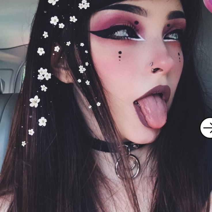 Maquillage Goth, E Girl Makeup, Egirl Makeup, Drag Make-up, Egirl Aesthetic, E Girl Aesthetic, Alt Makeup, Kawaii Makeup, Alternative Makeup