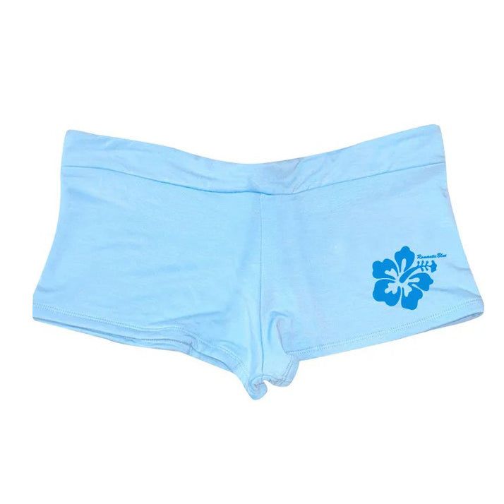 Coconut Girl Aesthetic Micro Shorts with Hibiscus Flower Perfect for a beachy, Coconut Girl aesthetic look Material: Polyester Cheap Cute Summer Bottoms, Cheap Beachy Shorts, Cheap Beachy Bottoms For Spring, Cheap Tropical Beach Bottoms, Cheap Beach Bottoms From Urban Outfitters, Aesthetic Summer Accessories, Y2k Swim Shorts, Stretch Beach Party Shorts, Blue Hawaiian Bottoms For Beach Party