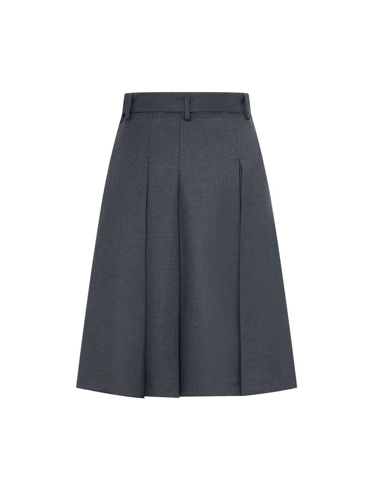 MO&Co. Women's Irregular Pleated Midi Skirt This skirt is made with comfortable, high-quality fabric. Features a flattering A-line silhouette and pleated design, complete with a matching belt. Pair it with a t-shirt or top for a chic and casual look. Features : - A-line midi silhouette- Pleated design, including belt- Side pockets and zipper details Code: MBD1SKT032The back length of size S is 60.3cmMATERIALS & CARE Material: 68.2% Polyester 30.2% Viscose 1.6% SpandexPlease put it into a mesh ba A Line Midi Skirt, Casual Midi-length Pleated Skirt With Lining, Classic Midi-length Pleated Skirt With Lining, Fitted Midi-length Lined Pleated Skirt, Flowy Midi-length Pleated Skirt With Lining, Non-stretch Midi Pleated Skirt, Model Outfits, Zipper Detail, Black Midi Skirt