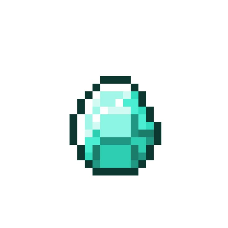 an image of a pixellated object in the shape of a green ball on a white background