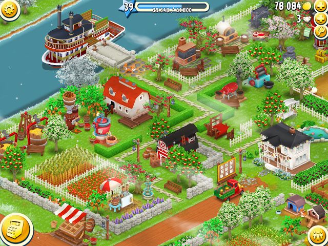 the farm town is shown in this screenshot