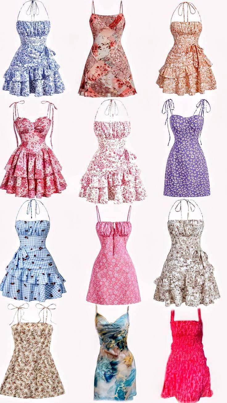 Explore the ultimate collection of summer dresses showcasing vibrant floral patterns and playful designs. Perfect for sunny days, these outfits are not only stylish but also comfortable. Whether you're headed to a picnic or a casual outing, these dresses will keep you looking chic. Discover your new favorite outfit today! . #SummerFashion #FloralDresses #OutfitInspo #FashionTrends #ChicStyle #DressCollection Floral Picnic Dress, Chic Bodycon Dress, Picnic Dress, Style Inspiration Summer, Todays Outfit, Floral Print Dress, Dress Collection, Halter Dress, Chic Style