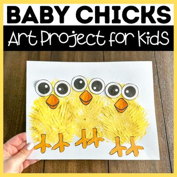 baby chicks art project for kids