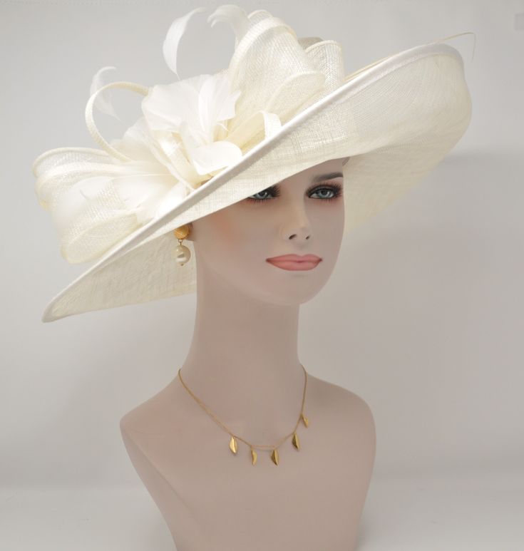 "How to take the custom order: 1. Show me the style of hat or fascinator you like from my store and a photo of your outfit and any other details you'd like me to know 2. I will send you a photo of the materials we have selected to be used for your hat and tell you the fee you need to pay, then give you a special link to purchase it, once completed, before I ship you the hat, I will show you the custom hat. The hat can be picked up in Rockville, Maryland. 3. Please keep in mind that no two hats a Horse Race Hats, Ascot Horse Racing, Kentucky Derby Style, Oaks Day, Kentucky Derby Fascinator, Royal Ascot Hats, Derby Fascinator, Sinamay Hats, Tea Party Wedding