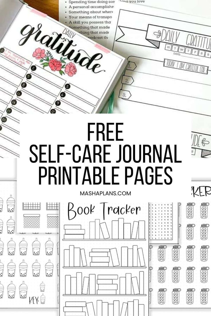 the free self - care journal printable pages are perfect for kids to practice their handwriting skills