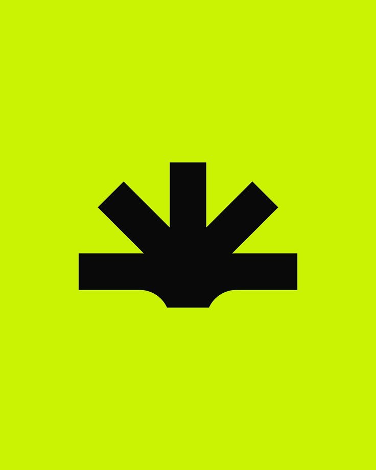 an arrow pointing to the left on a green background