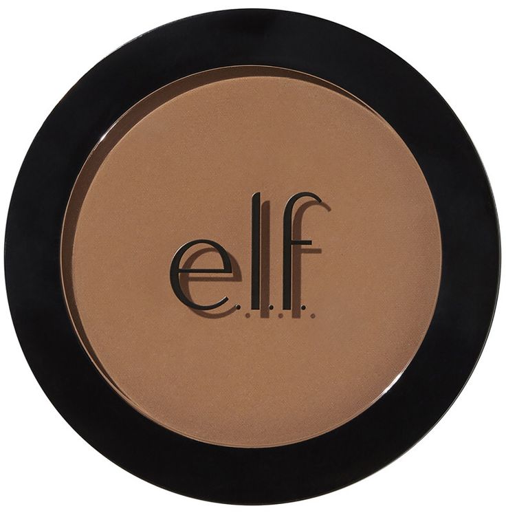 e.l.f. Cosmetics Primer-Infused Bronzer | Ulta Beauty Elf Makeup Products, Elf Contour, Elf Bronzer, Elf Products, Bronzer Makeup, Olive Skin Tone, E.l.f. Cosmetics, Maybelline Makeup, Matte Bronzer