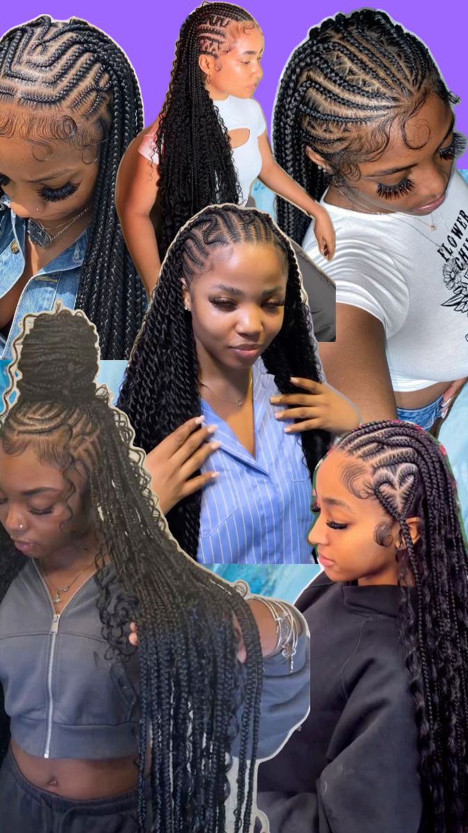 Just a few ideas for my next hairstyle Braids, Hair Styles, Hair, Black, Plaits