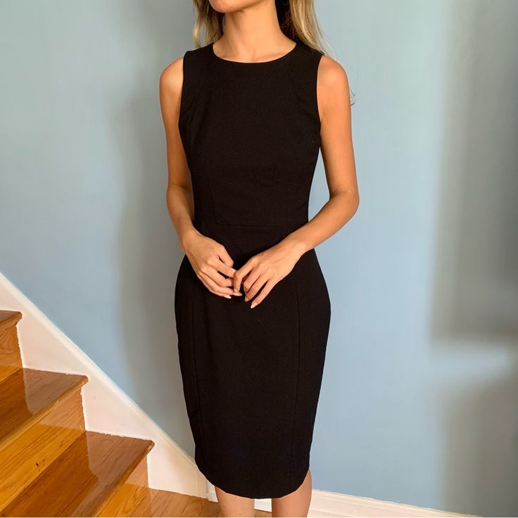 - Brand New Without Tags - Size 6 H&m Sleeveless Midi Dress For Night Out, H&m Midi Dress For Date Night, H&m Sleeveless Midi Dress For Evening, H&m Black Midi Dress For Workwear, Chic H&m Workwear Dresses, H&m Formal Midi Dress, H&m Formal Midi Length Dress, H&m Black Midi Dress, H&m Black Midi Dress For Evening