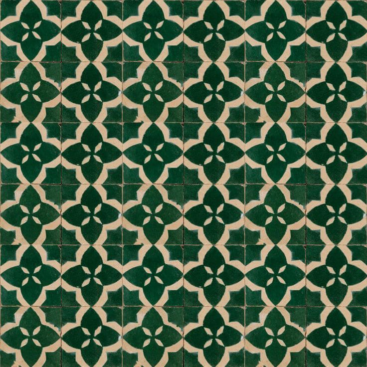 a green and beige pattern with circles on it