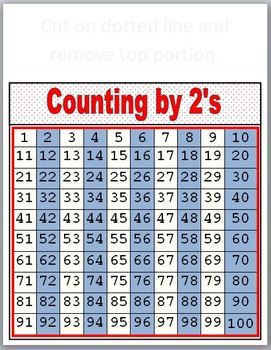 a printable counting by 2's game