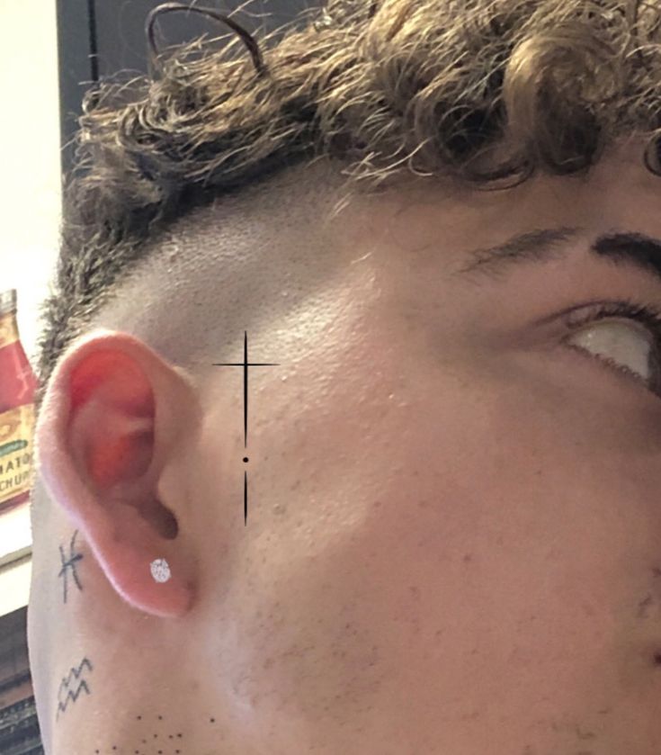 a man with ear piercings on his ears