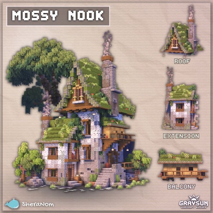 the map for mossy hook is shown in several different colors and sizes, including green