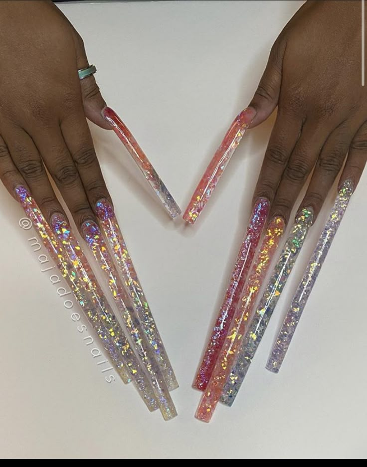 Cute Nail Designs Short Nails, Short Nails Holiday, Cute Nail Designs Short, Long Nails Bling, Extendo Nails, Photoshoot Nails, Nail Inspo Elegant, Super Long Nails, Nails Photoshoot