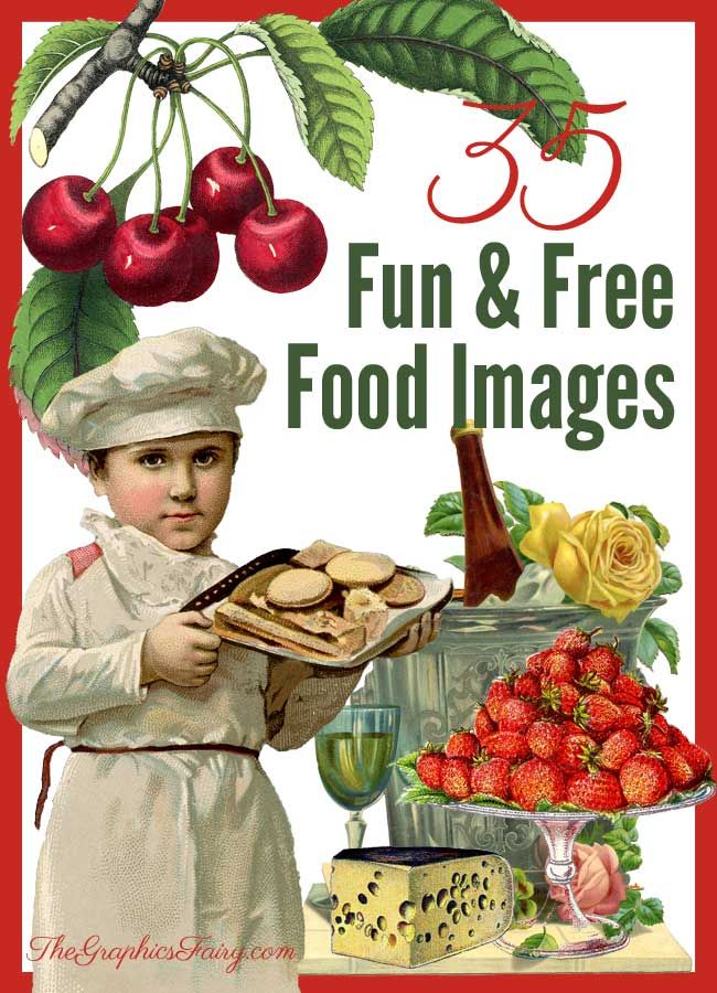 an advertisement for food and free images