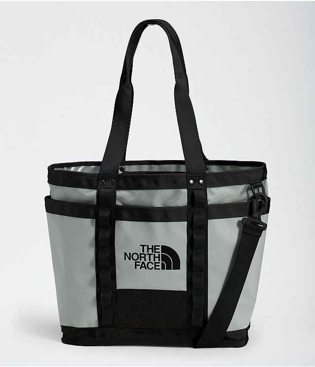 Explore Utility Tote | Free Shipping | The North Face North Face Wallpaper, Utility Backpack, North Face Bag, Utility Tote Bag, Daisy Chains, Utility Tote, Bottle Sleeves, Pvc Coat, Base Camp