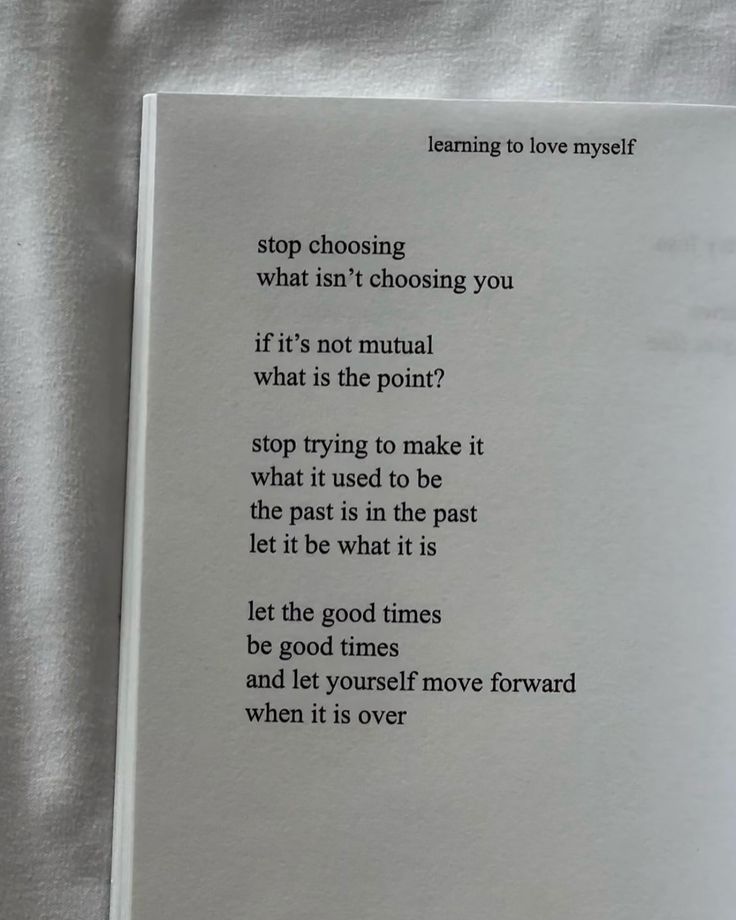 an open book with writing on it and the words stop choosing what isn't choosing you