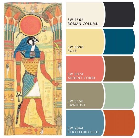 cores elementos | Ancient egypt fashion, Egypt art, Ancient egypt art