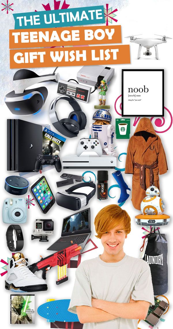 Parents, save this list! This ULTIMATE list contains over 350+ gifts for teenage boys.  This list has been updated here: https://www.pinterest.com/pin/526358275197781556/ If he wants it, it is guaranteed to be on this list. 16 Year Boy, Gifts For Teenage Boys, Teenage Guys, Cool Gifts For Teens, Gifts For Teen Boys, Birthday Gifts For Teens, Christmas Gifts For Boys, Birthday Gifts For Best Friend, Birthday Gifts For Boys