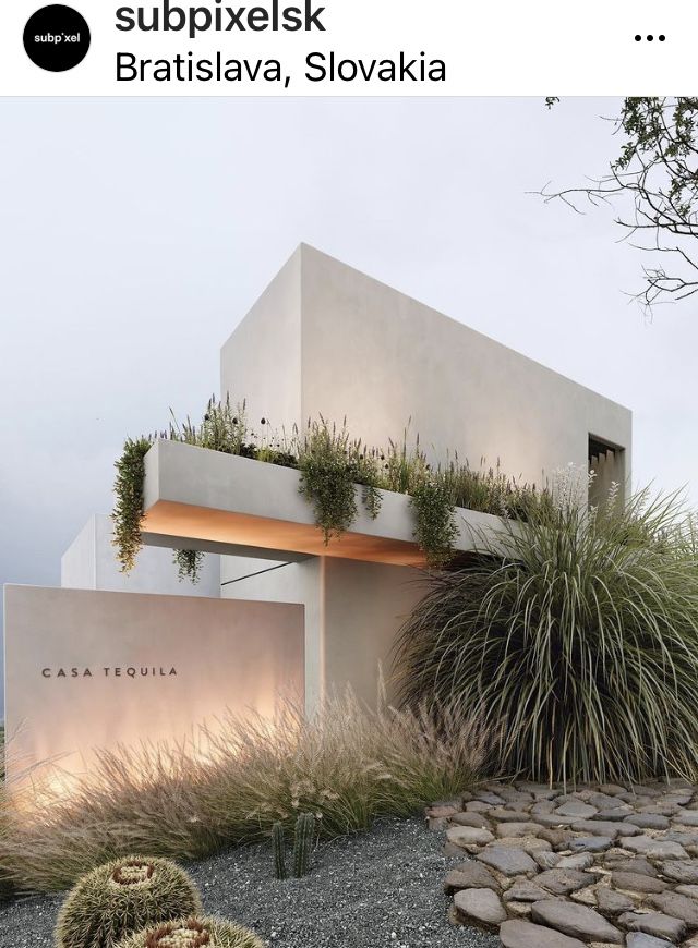 an image of a building with plants growing out of it