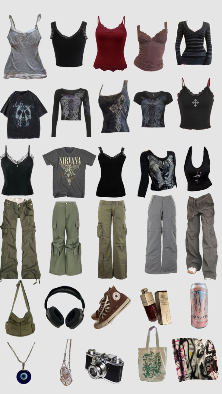 Grunge aesthetic>>> Summer Modest Outfits, Create Pin, Grunge Fits, Downtown Outfits, Outfit Inspo Casual, 2000s Fashion Outfits, Swaggy Outfits, Cute Everyday Outfits, Alternative Outfits