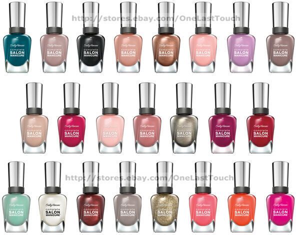 Sally Hansen Complete Salon Manicure Nail Polish * Pick Your Color* Sally Hansen Miracle Gel Colors, Sally Hansen Gel Nails, Sally Hansen Gel, Sally Hansen Color Therapy, Sally Hansen Nail Polish, Sally Hansen Nails, Sally Hansen Miracle Gel, Manicure Colors, Nail Effects