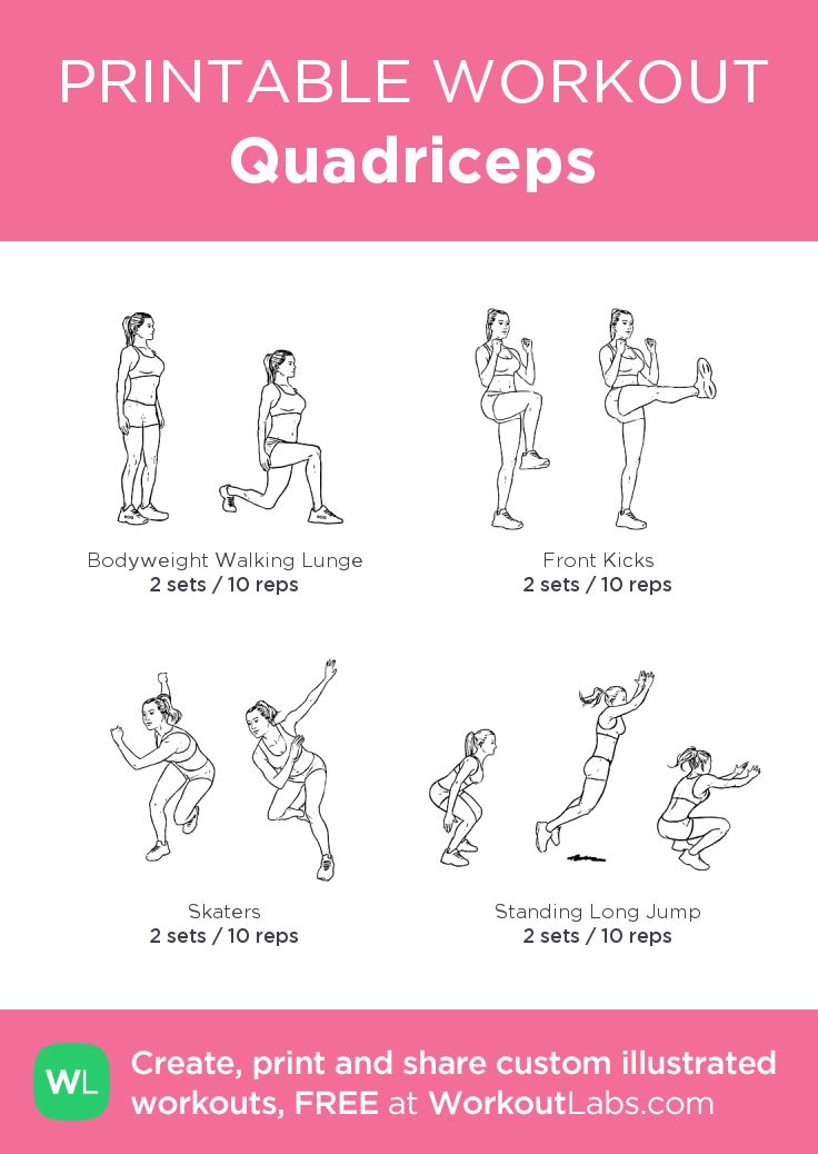 the printable workout guide for women with instructions on how to do squats and exercises