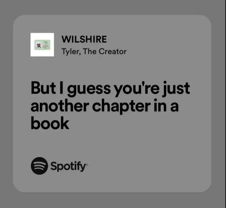 a book with the title but i guess you're just another character in a book