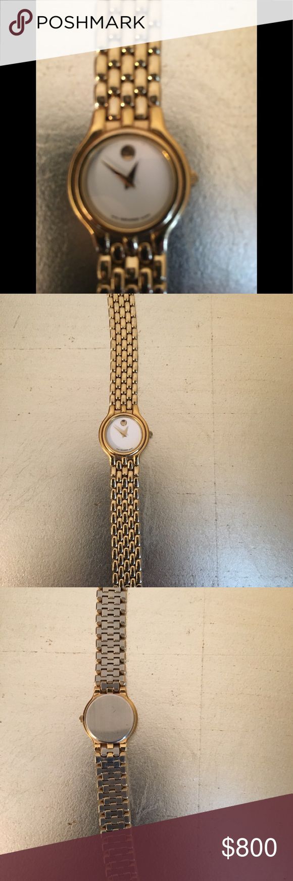 Gold Movado Watch Beautiful gold Movado watch. Movado Accessories Watches Movado Watch, Accessories Watches, Bracelet Watch, Full Service, Fast Delivery, Fashion Design, Gold, Women Shopping, Fashion Trends